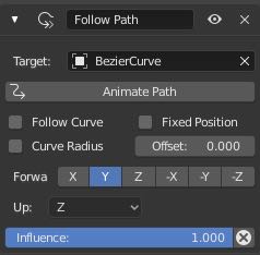 image menu follow path