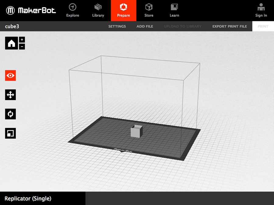 fenêtre d'édition :3dview