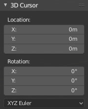 Image pour la formation Blender:les réglages de la 3D