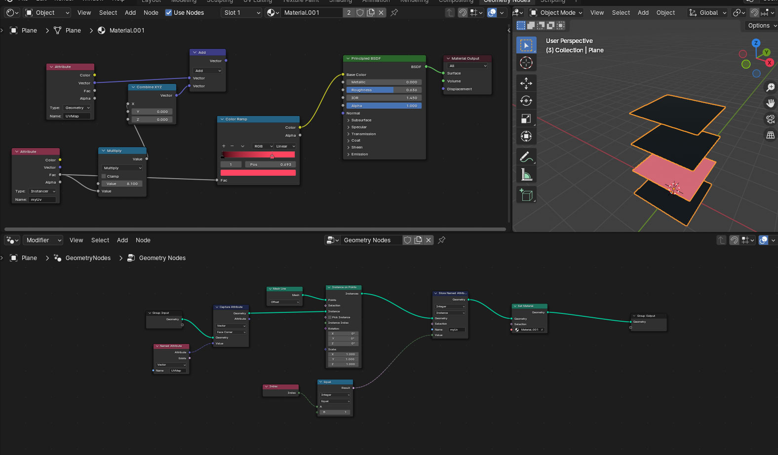 Menu Blender