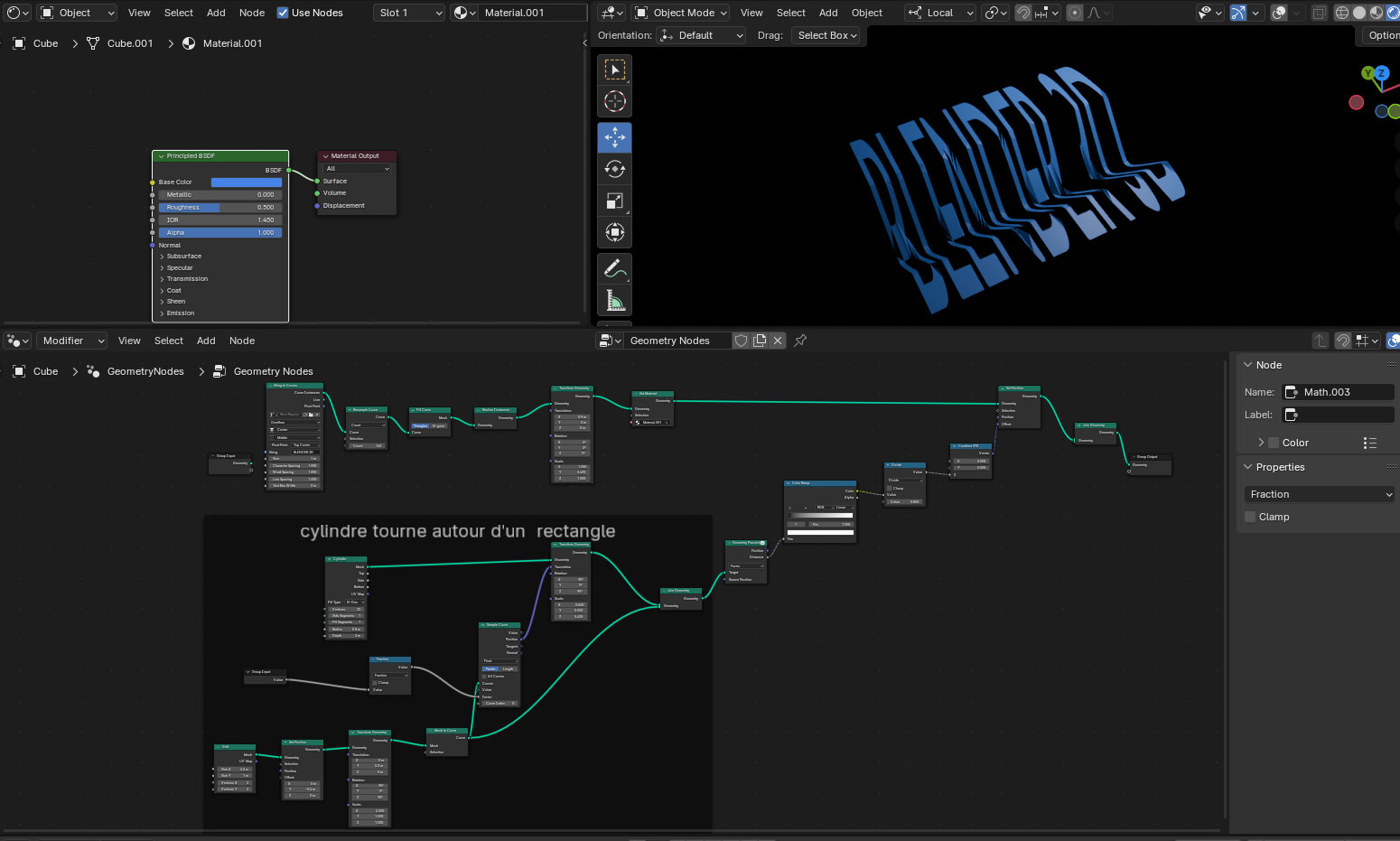 Image pour la formation Blender:les nodes