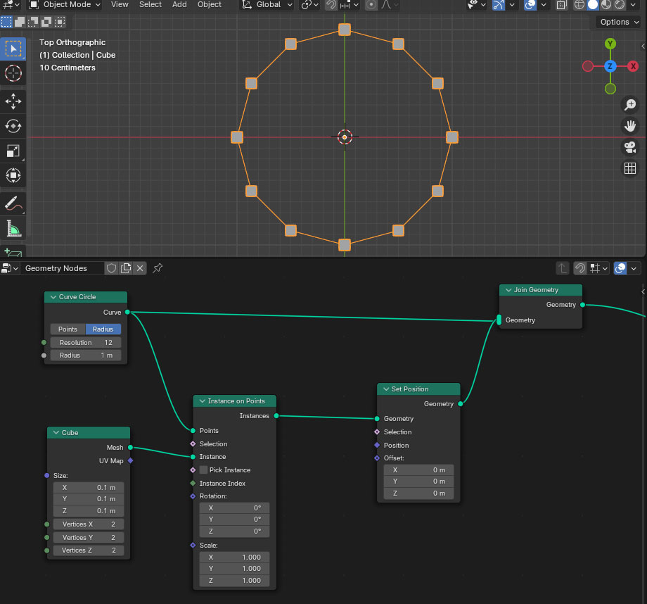 Menu Blender