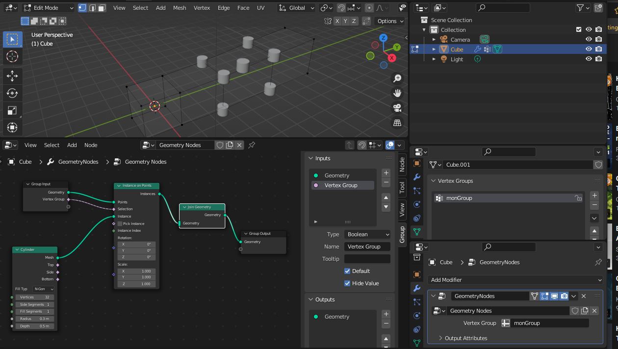 Menu Blender