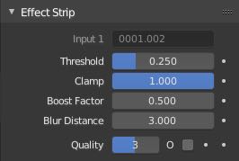 La fenêtre d'édition : video sequence editor