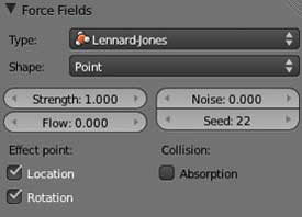 Image pour la formation Blender:les réglages des physics
