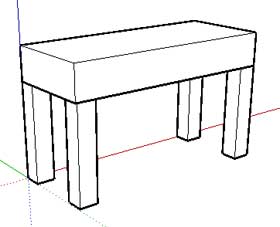 Table : 5 parallélépipèdes