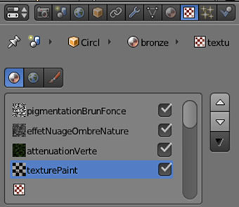 Image pour la formation Blender:les réglages des textures