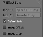 La fenêtre d'édition : video sequence editor