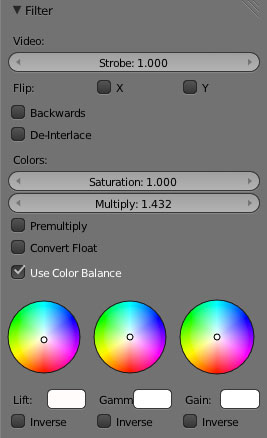 La fenêtre d'édition : video sequence editor