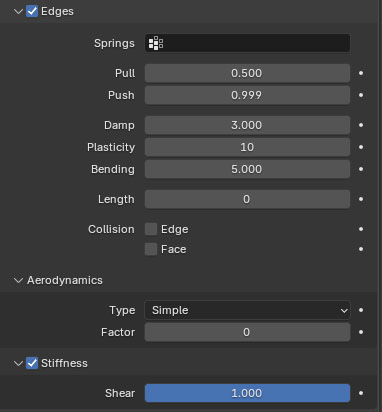 Image pour la formation Blender:les réglages des physics